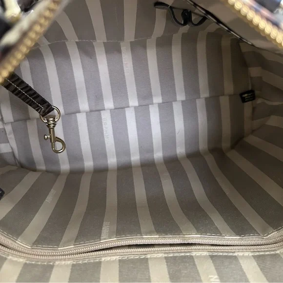 ❌SOLD❌Brahmin Duxbury Gold Bel Canto Satchel - Picture 7 of 14